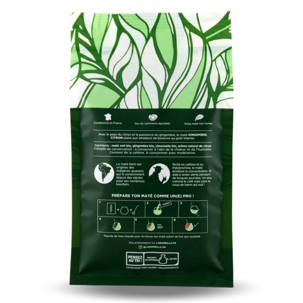 Maté Gingembre Citron BIO